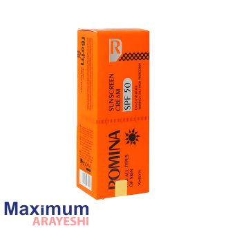کرم ضدآفتاب رنگی روشن SPF50 رومینا 50 میل