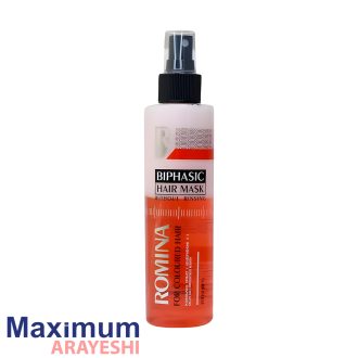 ماسک مو دوفاز کراتینه موهای رنگ شده رومینا 200 میل