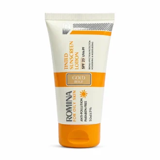 لوسیون ضد آفتاب رنگی روشن SPF‏25 حجم 50 میل رومینا